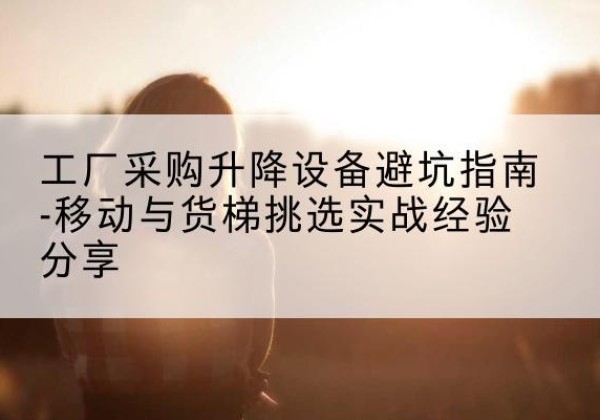 洋县移动式升降机怎么选-工厂采购升降设备避坑指南-移动与货梯挑选实战经验分享